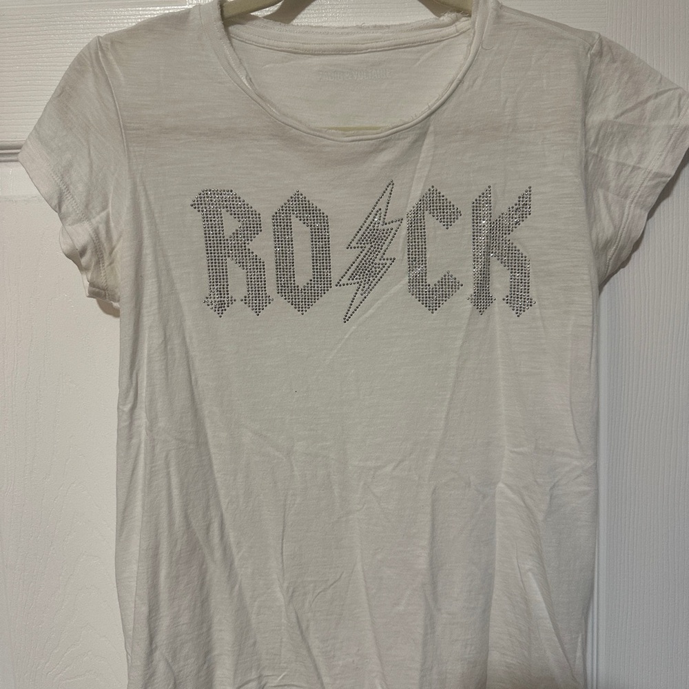 Zadig & Voltaire White Graphic Tee